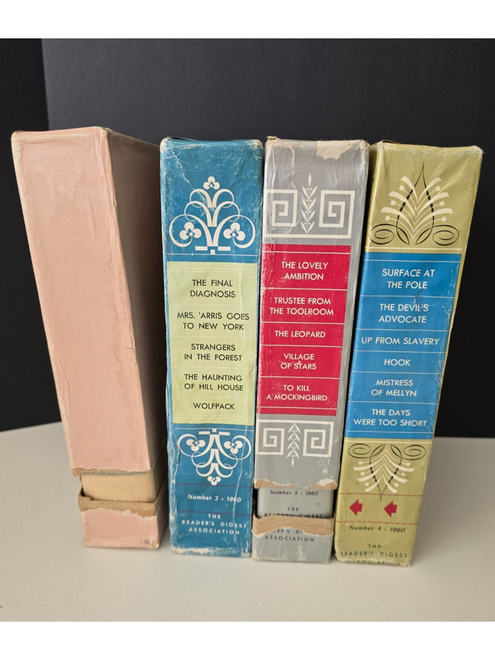 Reader’s Digest Condensed Books | Volume# 1-4 1960